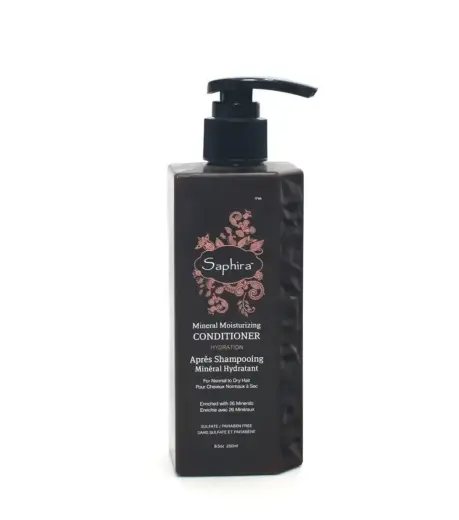Saphira, Mineral, Sulfates-Free, Hair Conditioner, For Moisturizing, 250 ml