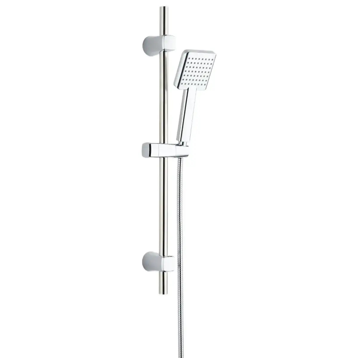 AB Shower set with rail 1 mode, chrome