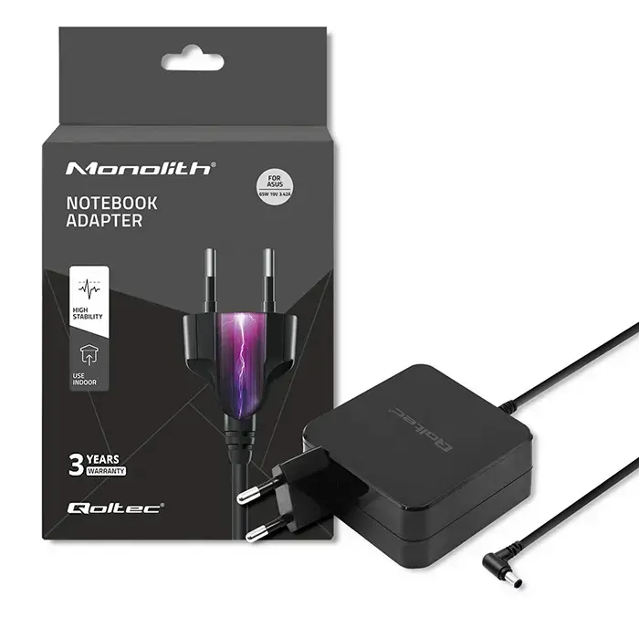 Qoltec Power adapter for laptop Asus 65W | 19V | 3.42A | 5.5*2.5