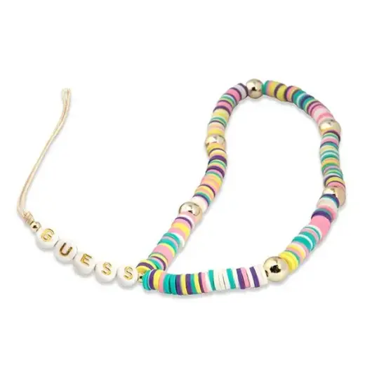 Guess zawieszka GUSTPEAM Phone Strap wielokolorowy|multicolor Heishi Beads