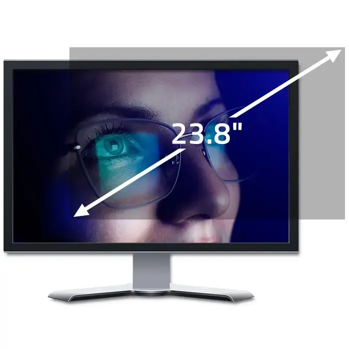 Qoltec Privacy filter 23.8" | 16:9 | Eye protection | Panoramic