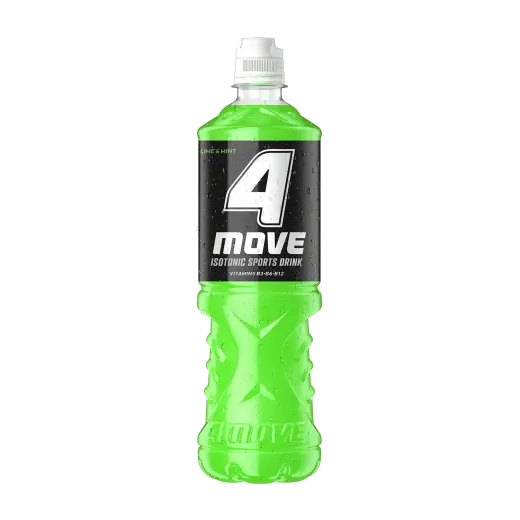 Izotonisks dzēriens 4MOVE Lime&Mint, PET, 0.75l (DEP)