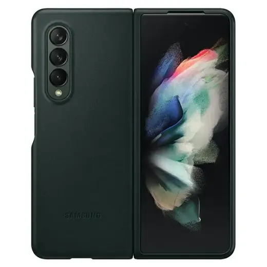 EF-VF926LGE Samsung Leather Cover for Galaxy Z Fold 3 Green