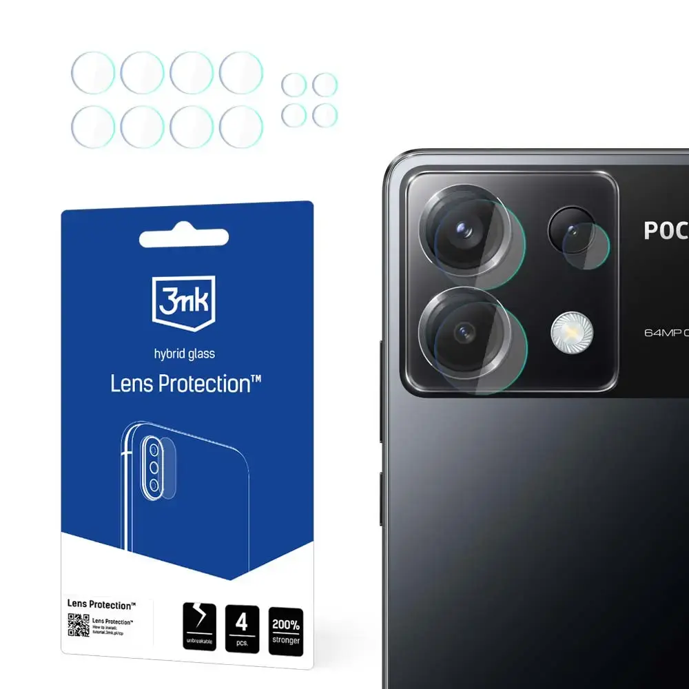 Poco X6 5G - 3mk Lens Protection™ screen protector
