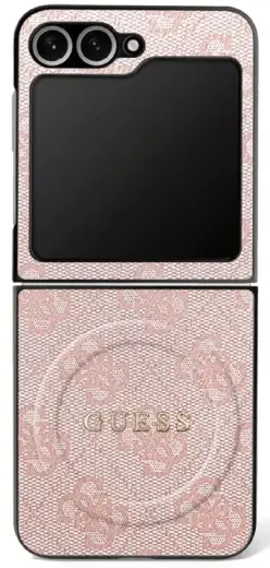 Case Guess 4G Classic MagSafe for Samsung Galaxy Z Flip7 pink