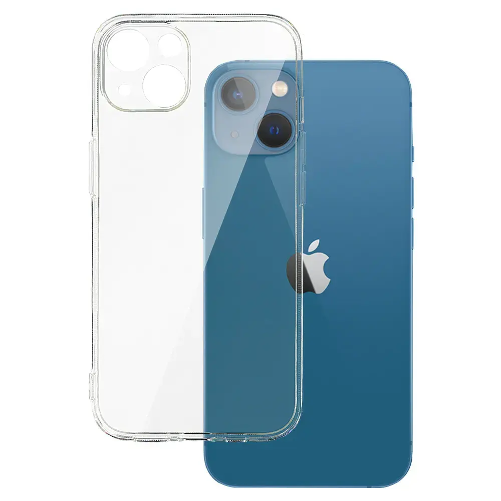 2 mm maciņš telefonam iPhone 13 caurspīdīgs