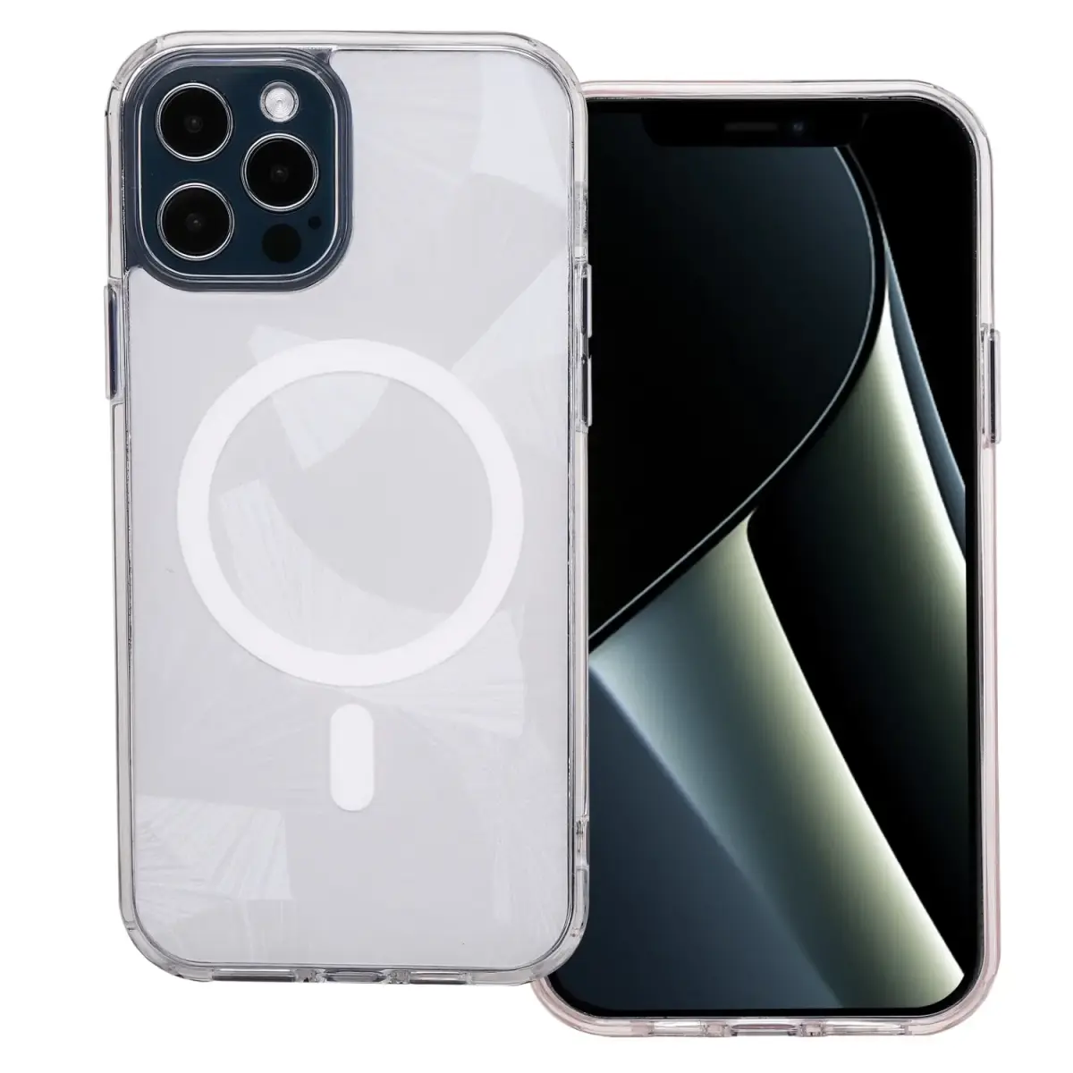 Flash Mag maciņš ar MagSafe atbalstu telefonam iPhone 12 | iPhone 12 Pro pelēks