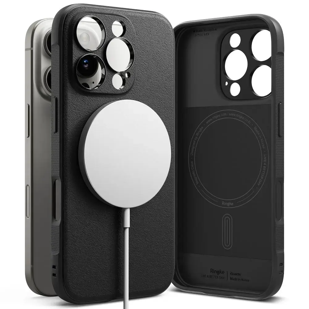 RINGKE ONYX MAGNĒTISKAIS MAGSAFE IPHONE 16 PRO MELNS