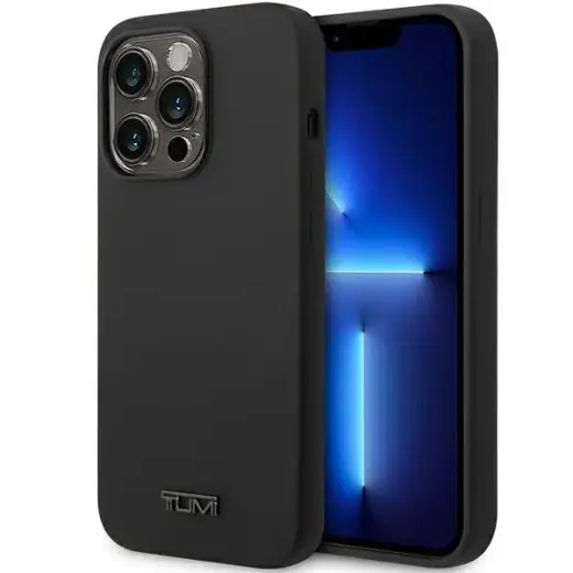 Tumi TUHMP14XSK iPhone 14 Pro Max 6,7" czarny|black hardcase Liquid Silicone MagSafe