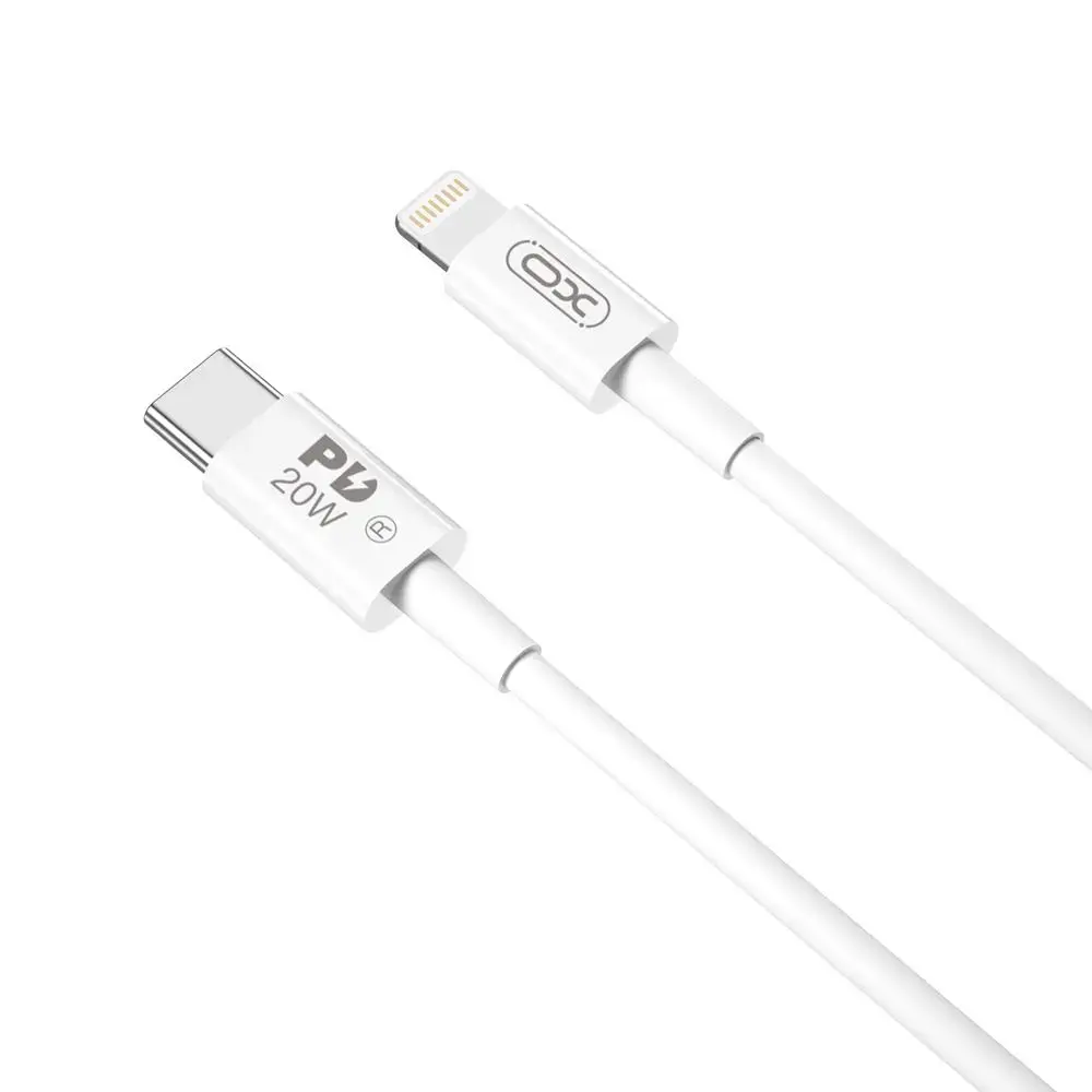 XO NB-Q189A data transfer and charging cable | USB-C to Lightning | 20W | 1m | white