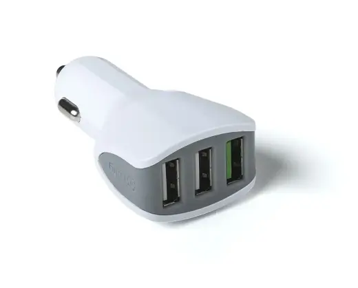 Celly Triple Fast Charge Premium Car charger 12 | 24V | 4.4A White