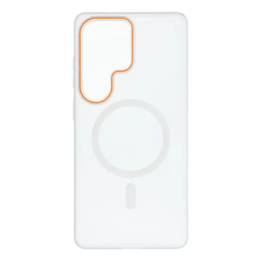 GO ORANGE phone case with MagSafe support for Samsung Galaxy S26 Ultra (S948) transparent
