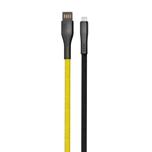 Forever Core Extreme cable USB - Lightning 1,0 m 3A black-yellow