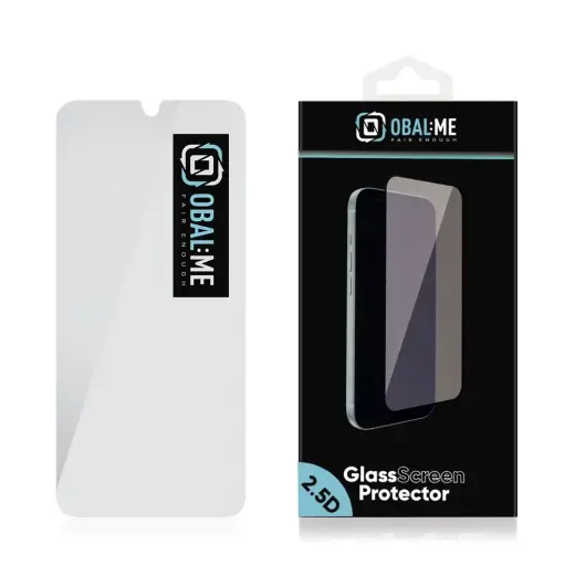 OBAL:ME 2.5D tempered glass for phone Samsung Galaxy A16 5G clear