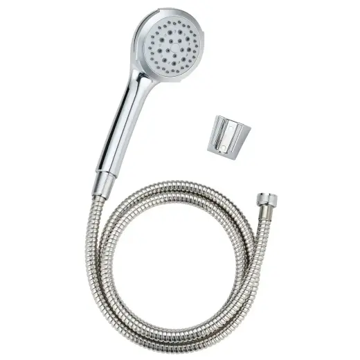 Shower set AB, 5 modes, chrome-plated