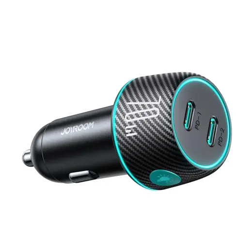 Joyroom JR-CCN02 automašīnas lādētājs | 70W | PD, QC, PPS | USB-C | melns