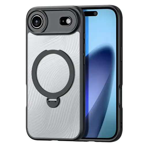 Dux Ducis Aimo Mag Case with Magnetic Ring and Stand for iPhone 17 Air â Black