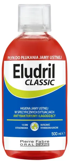 Eludril, Mouthwash, Anti-plaque, 500 ml
