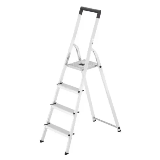 Buitinės kopėčios L40 StandardLine / aliuminio / 4 pakopų
