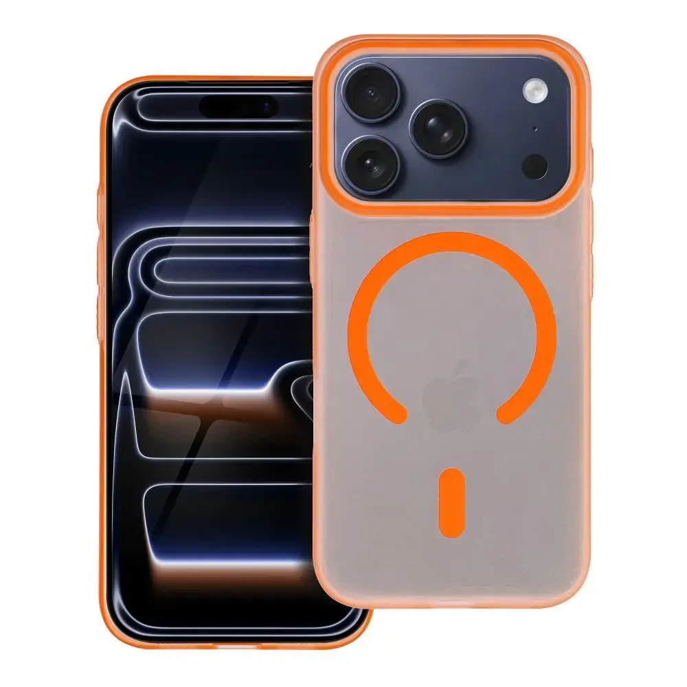 Case for iPhone 17 Pro Max / 18 Pro Max Go Orange compatible with MagSafe orange