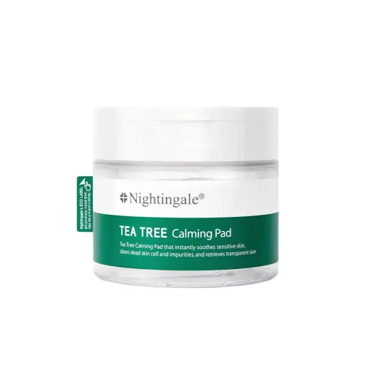 Nightingale, Tea Tree, Exfoliating & Soothing, Cleansing Pads, 60 pcs