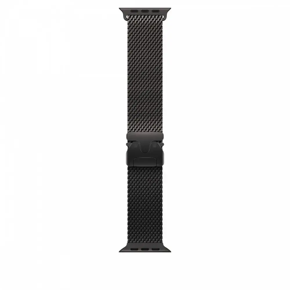 Black Titanium Milanese Loop 49 mm - M