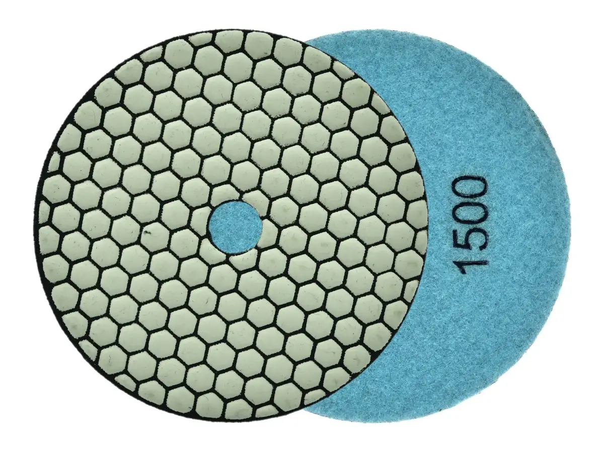 Dimanta disks sausai pulēšanai 125mm 1500 keramikai