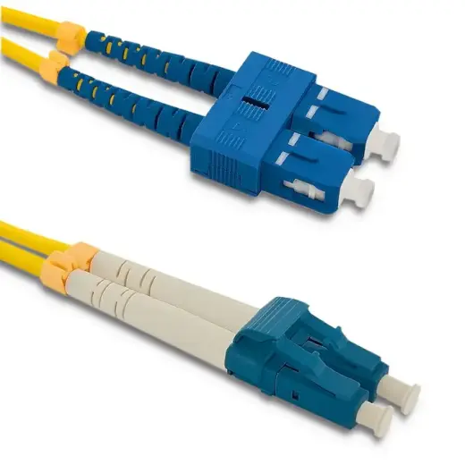 Qoltec Patchcord fiber optic SC/UPC - LC/UPC | Singlemode | 9/125 | G652D | Duplex | 2m