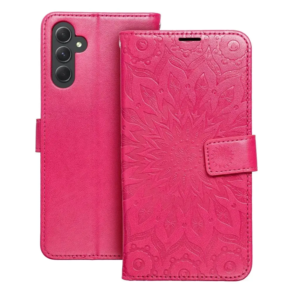 MEZZO mandala raamatutüüpi telefoni ümbris Samsung Galaxy A14 4G (A145) | A14 5G (A146) roosa