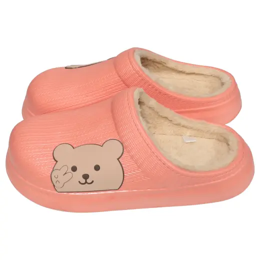 Garden slippers women's warm size 36-37 coral