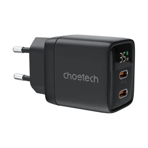 Choetech PD6051 зарядное устройство | 35W | GaN, PD | USB-C | черное