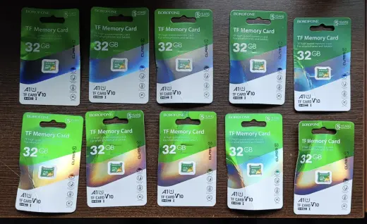 Borofone Memory card MicroSD 32GB SDHC Class10 90MB/s (damaged packaging)