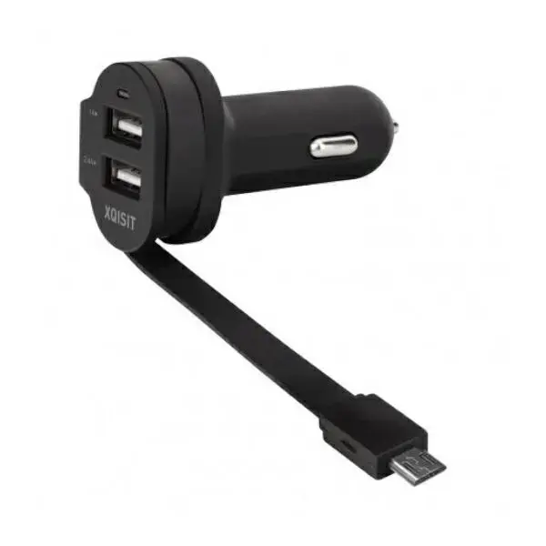 DIOR 20425 auto lādētājs | 30W | USB-A, microUSB | melns