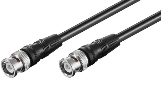 Cable BNC - BNC 1m 50 Ohm black Goobay