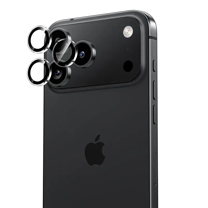 Benks Tempered glass Glass Warrior Lens Protector on camera for Iphone 17 Pro|17 Pro Max (lens 3 pieces) transparent
