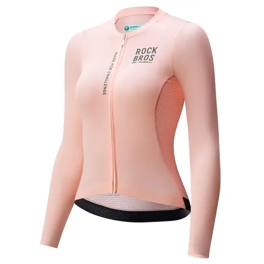 Rockbros 15110012012 ROAD TO SKY women's cycling jersey long sleeve L - pink