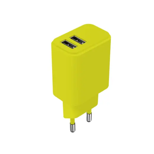 Setty LSIM-AA-1211 tīkla lādētājs | 12W | | USB-A | zaļš, rozā