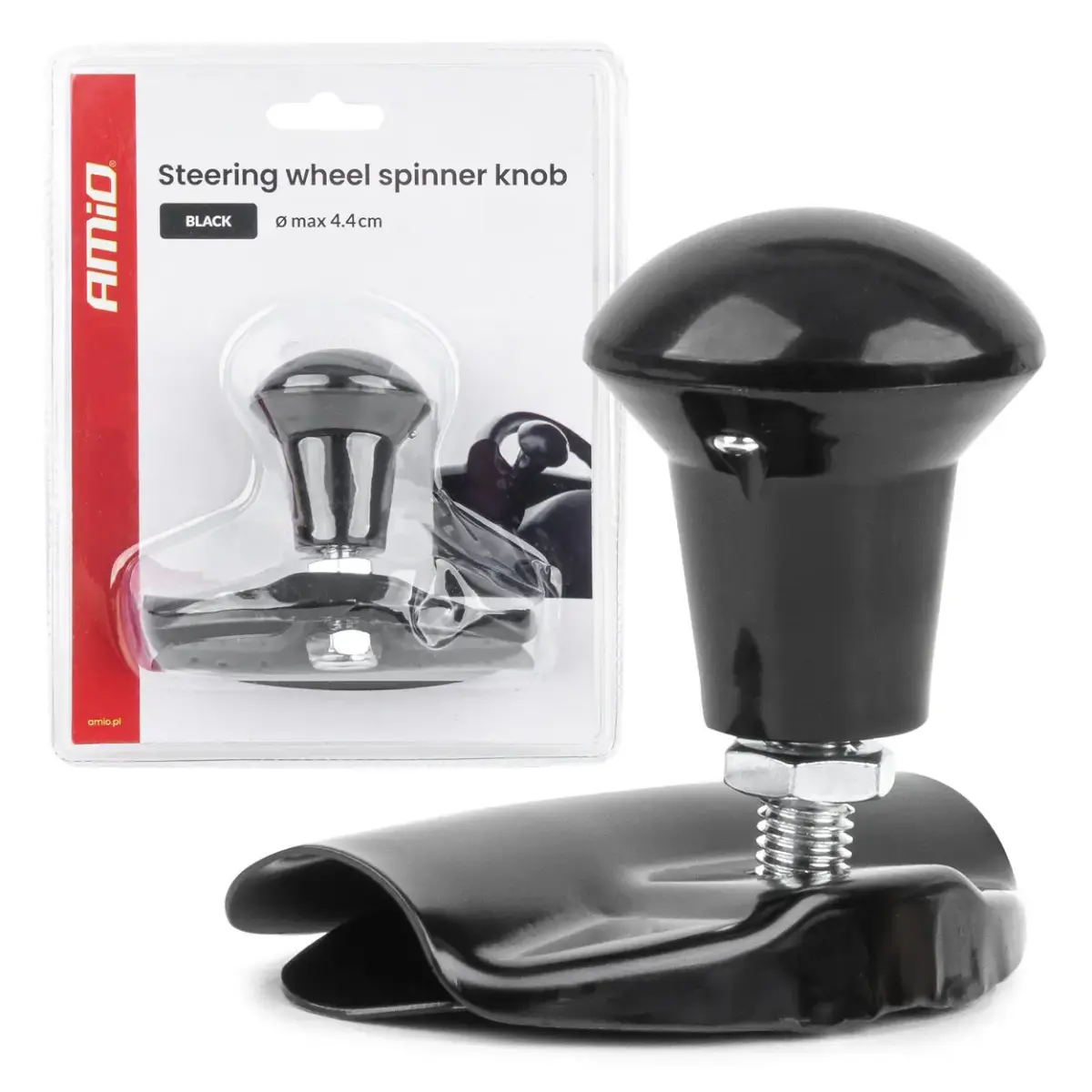 Steering wheel spinner knob AMIO-04974