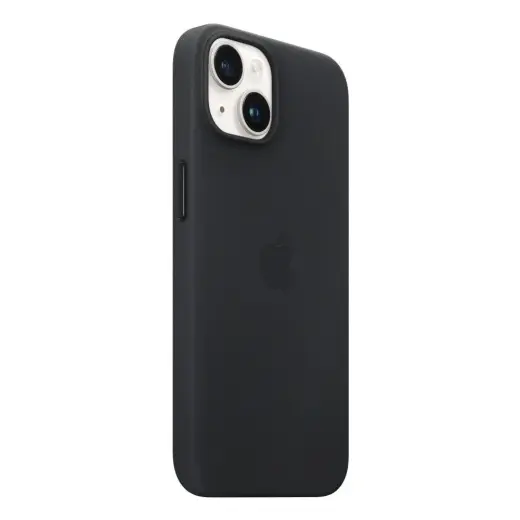 MPP43ZM|A Apple Leather Magsafe Cover for iPhone 14 Midnight