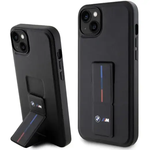 Etui BMW BMHCP14S22GSLK iPhone 14 6.1" czarny|black hardcase Grip Hot Stamp