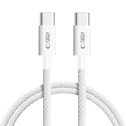 Tech-Protect Ultraboost Lite data transfer and charging cable | USB-C to USB-C | 60W | 1m | cool grey