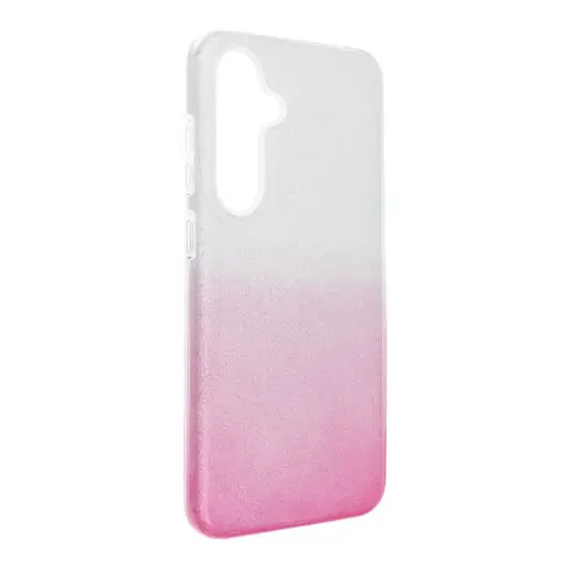 Shining phone case for Samsung Galaxy S24 FE (S721) transparent pink