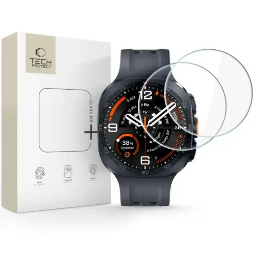 Tech-Protect apsauginis stiklas Samsung Galaxy Watch Ultra 2 (47 mm) | skaidrus (2 vnt.)