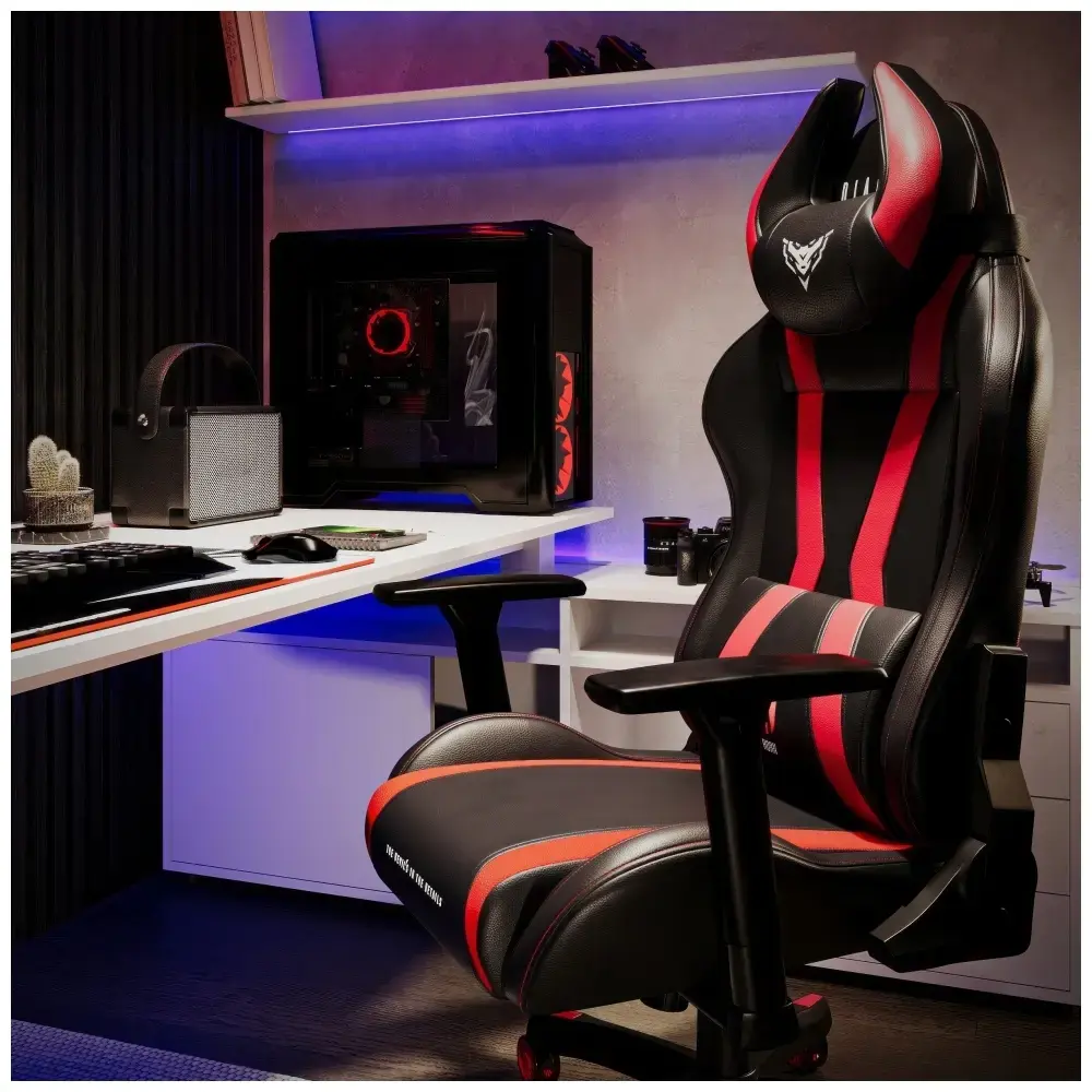 Gaming chair Diablo Chairs X-Horn 2.0 Normal Size black-red