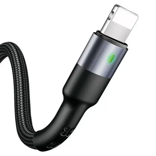 USAMS SJ311IP01 провод для передачи данных и зарядки | USB-A на Lightning | 10W | 1m | черный