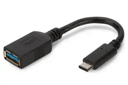 DIGITUS USB Type-C Adapter|Converter - USB-C|USB-A - 15 cm
