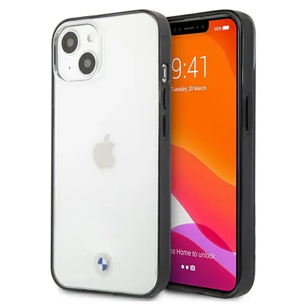 Etui BMW BMHCP13MPCUMRBK iPhone 13 6,1" transparent hardcase Signature Collection