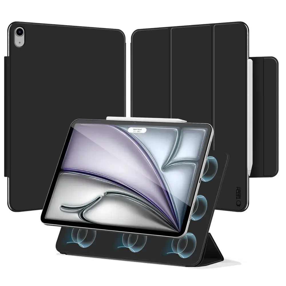 TECH-PROTECT SMARTCASE MAGNETIC IPAD AIR 13” 1 | 2 | 2024-2025 BLACK