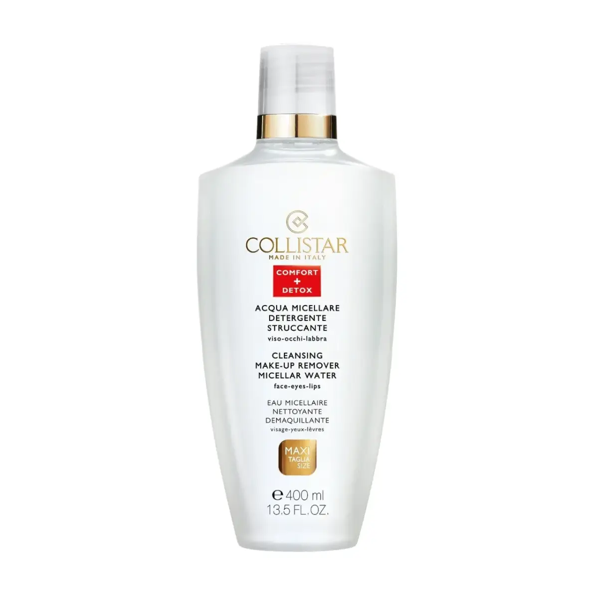 Collistar, Aacqua Micellare Detergente Struccante, Makeup Removing, Micellar Water, For All Skin Types, 400 ml