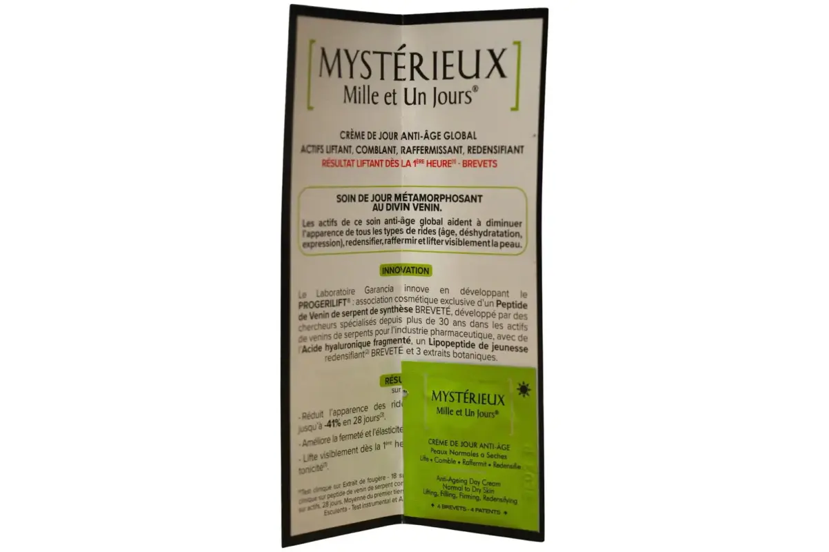 Garancia Mysterious One Thousand and One Days, Anti-Aging, Day Cream, For Face, 1 ml *Sample